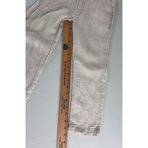 Baliene Boys Linen Pants Tan Beige Size 3 - Picture 7 of 8